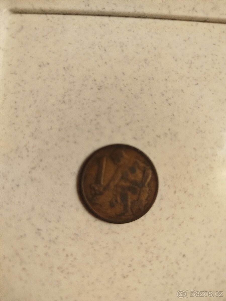 Mince jedna koruna z roku 1957 - 2