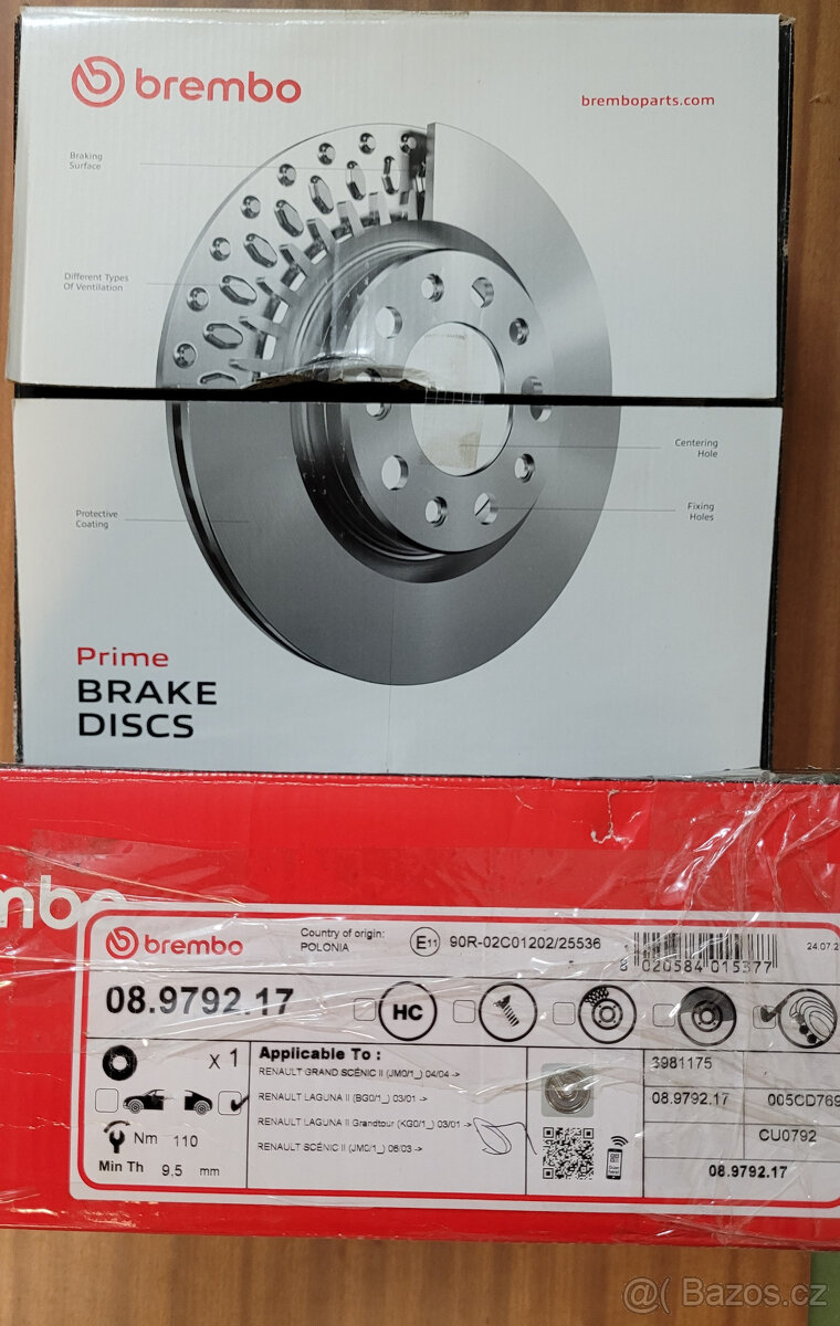 Zadní kotouče Renault Laguna II - 2