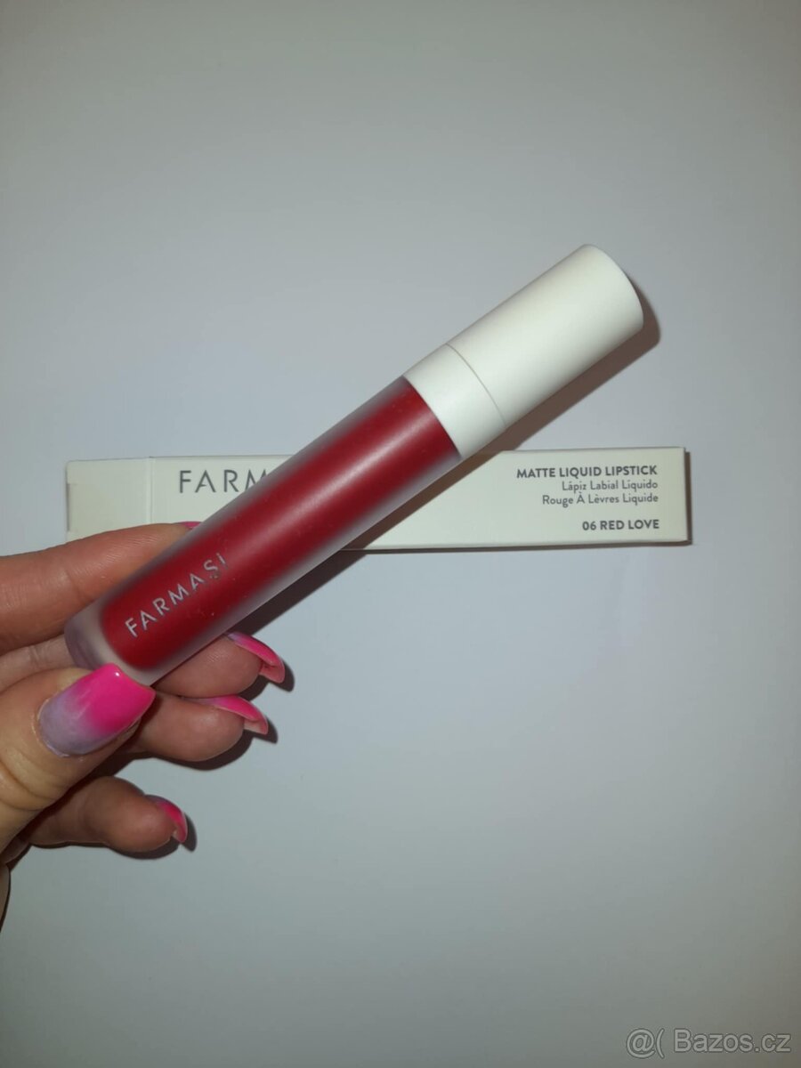 Tekutá matná rtěnka Farmasi 06 Red Love - 2