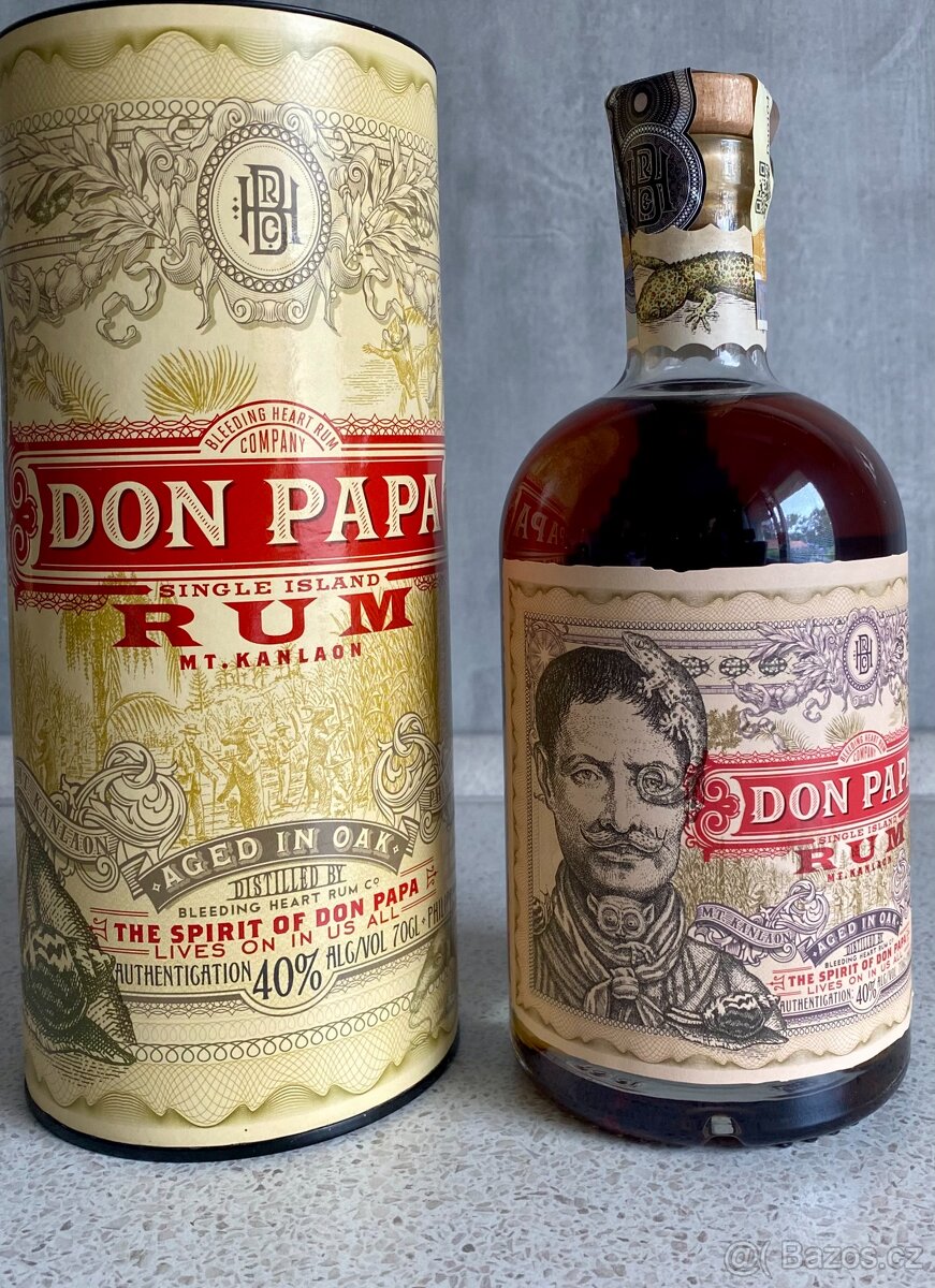 Don Papa Rum 7yo, 40% 0,7L (tuba) - 2