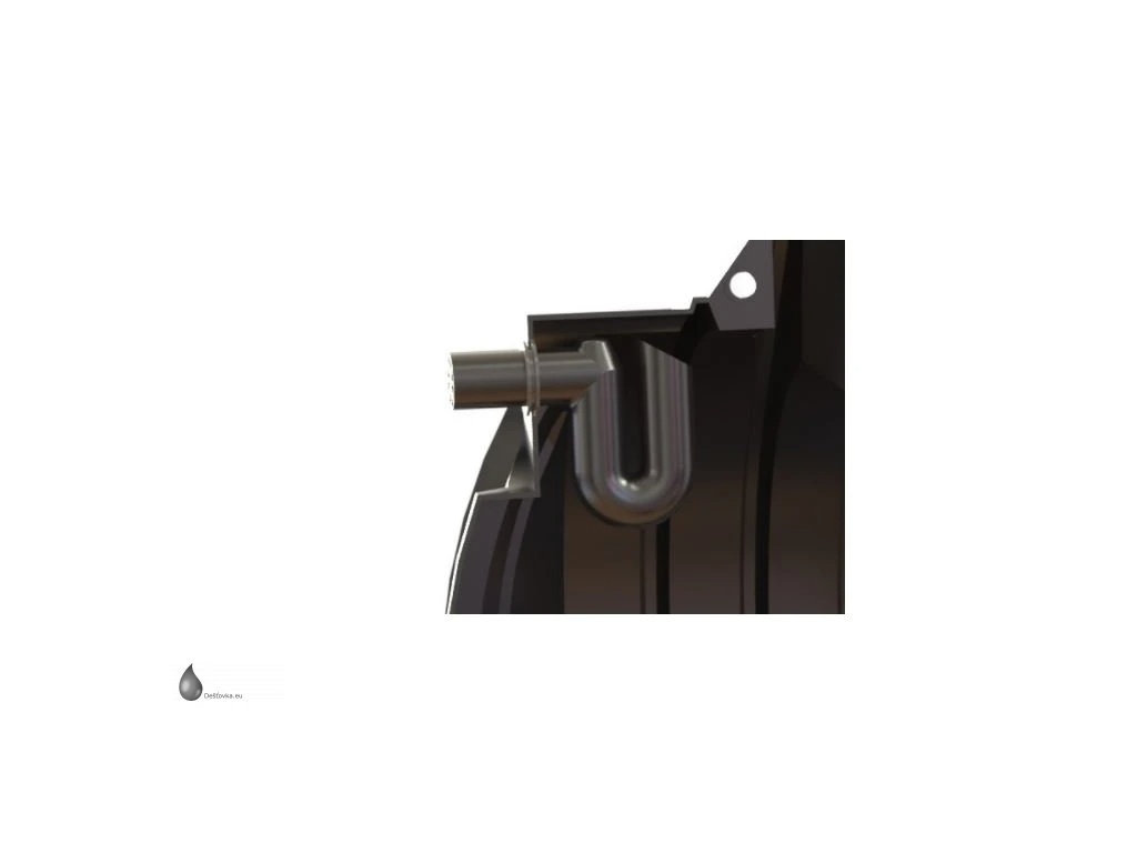 Bezpečnostní přepad - sifon - odtok DN 100 - 2