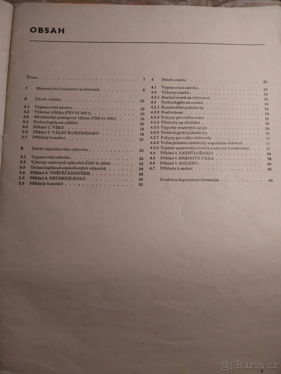 Technologická cvičení - návrh polotovarů - 2