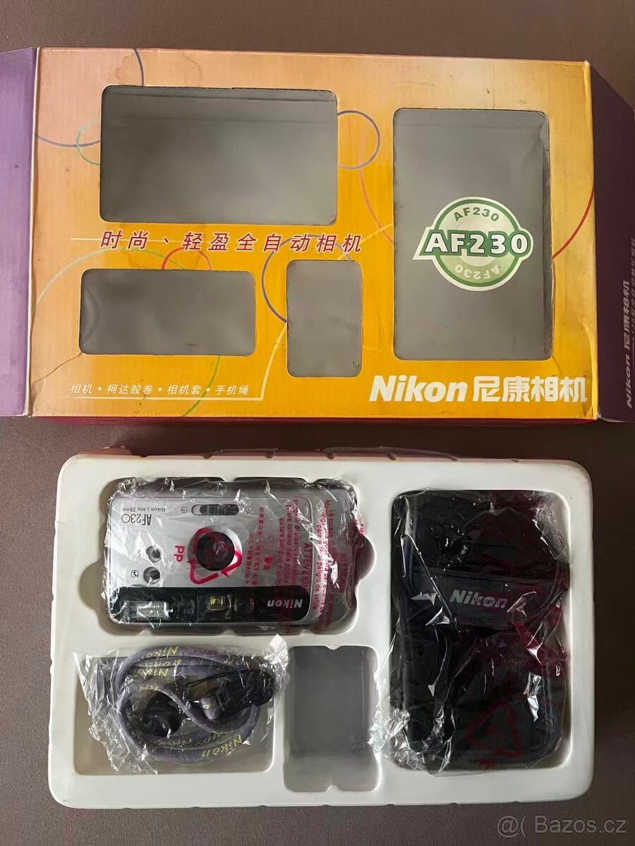 Rarita Analogový fotak Nikon AF230 - nový, nikdy nefocený - 2