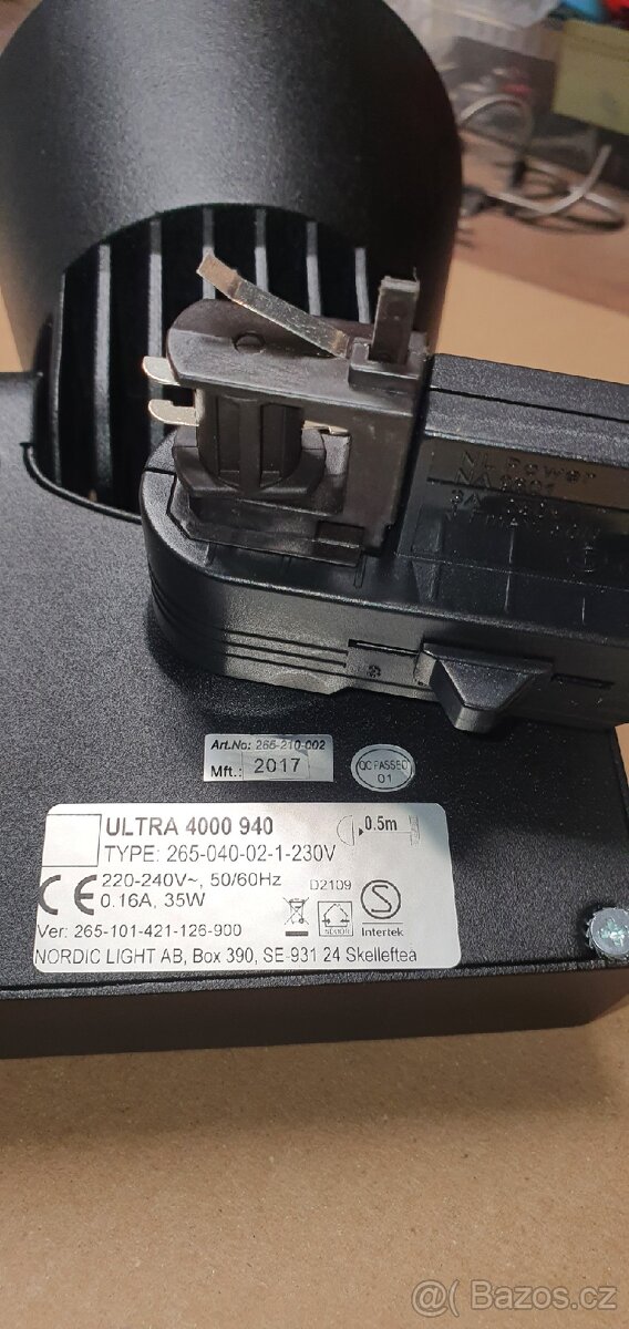 Bodová kloubová světla do lištového systému. - 2