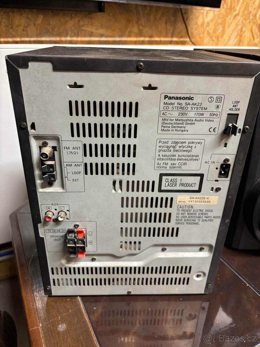 Hi-fi věž Panasonic SA-AK22 - 2