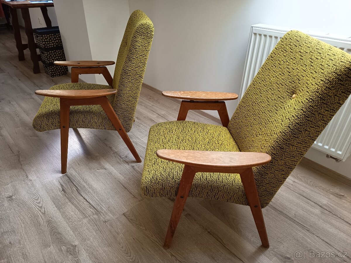 Křesla retro Ing. arch. Šmídek - 2