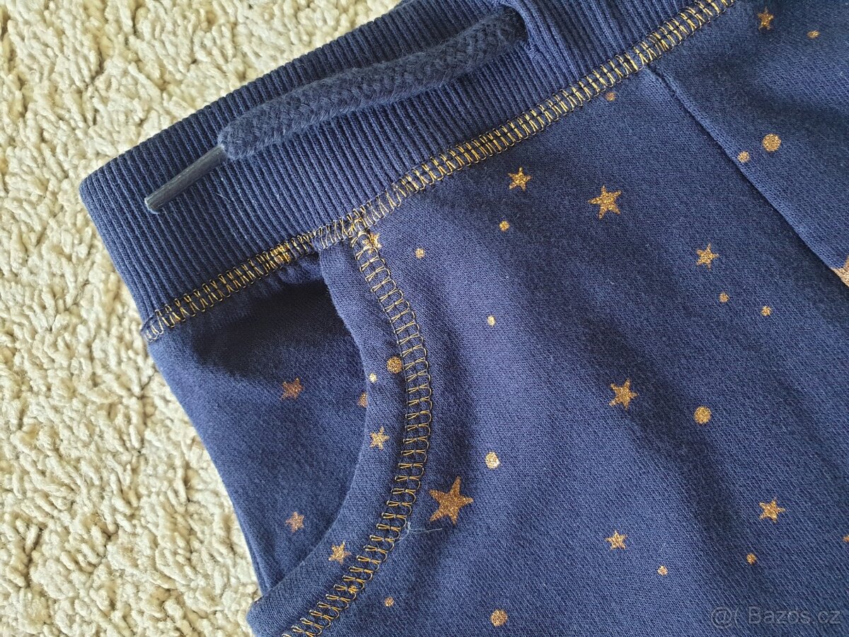 Dívčí silnější tepláky 86 s hvězdičkami - 2