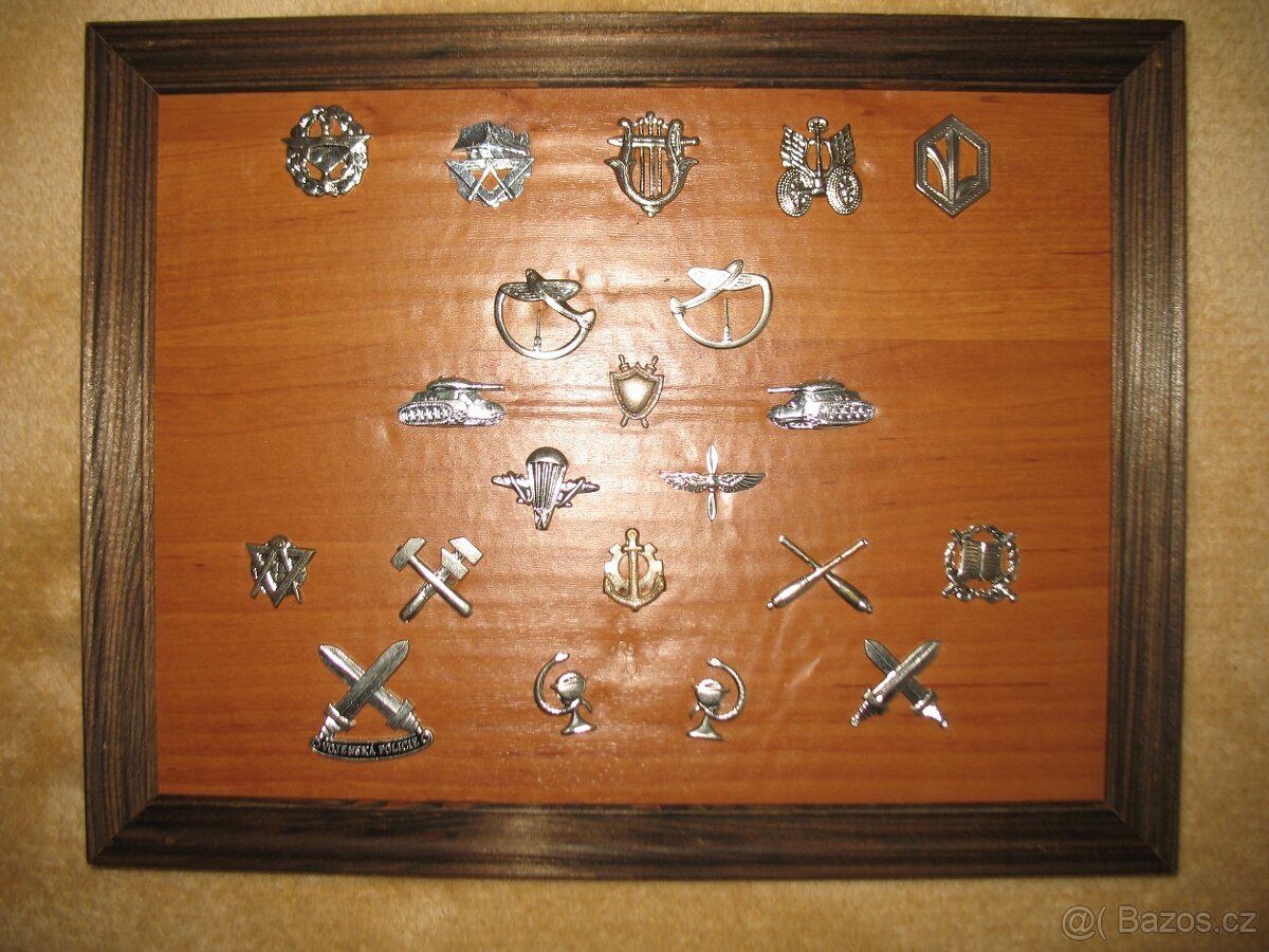 Odznaky, VB, SNB, SNV, armáda - 2