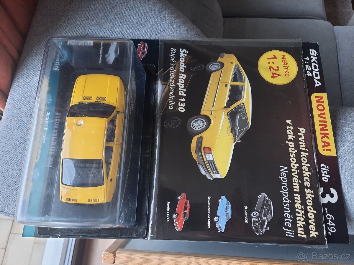 Model škoda rapid 1:24 De Agostini - 2