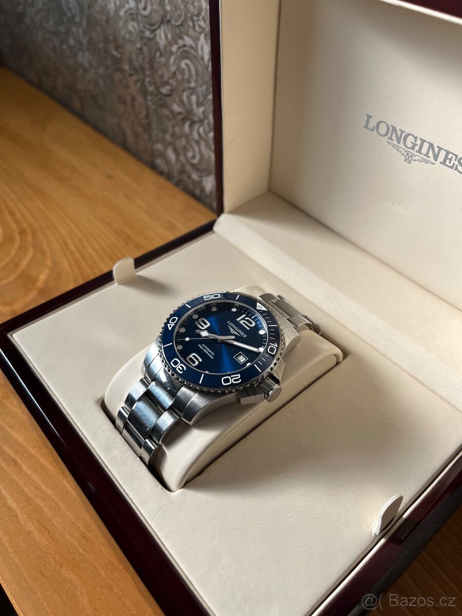 Longines HydroConquest 43 mm Modré - full set - 2
