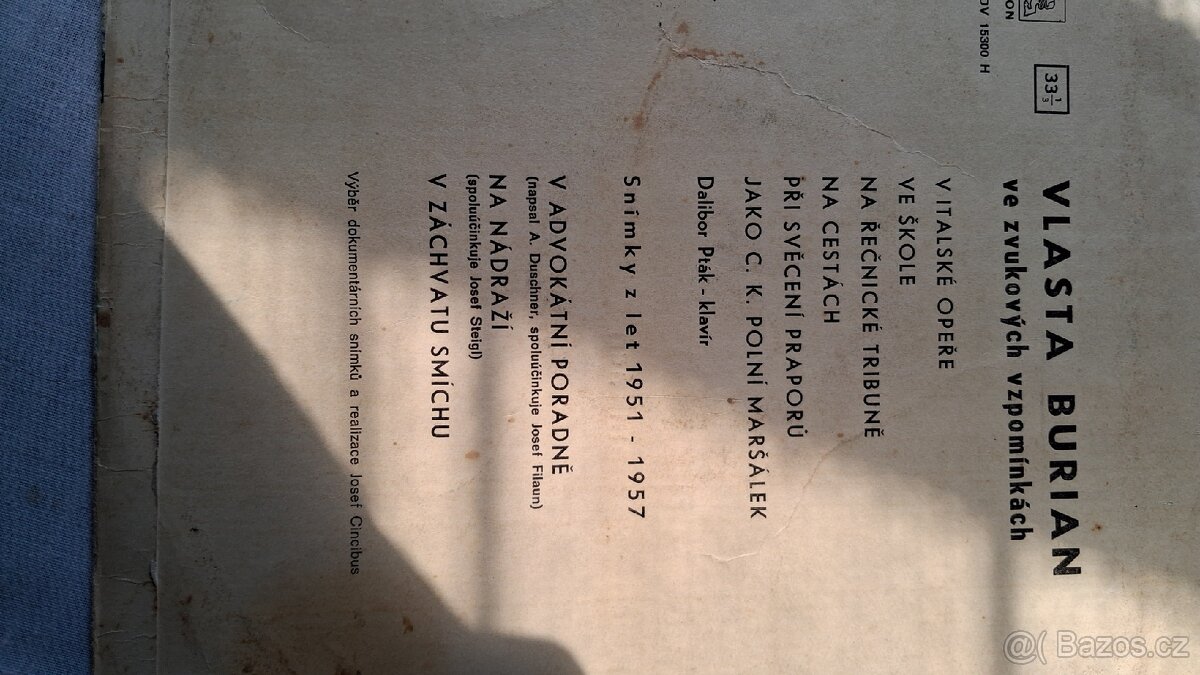 LP VLASTA Burián 1966 - 2