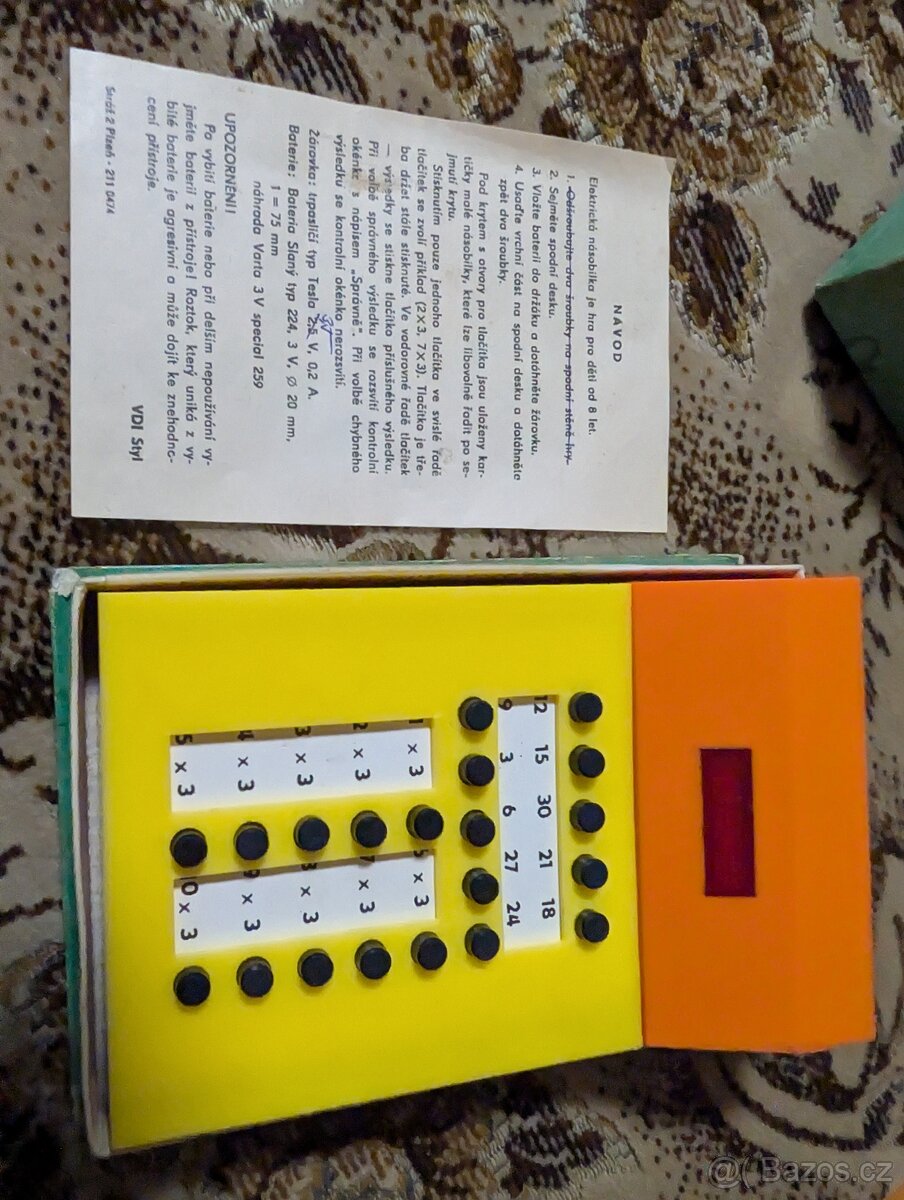 Prodám retro násobilku - 2