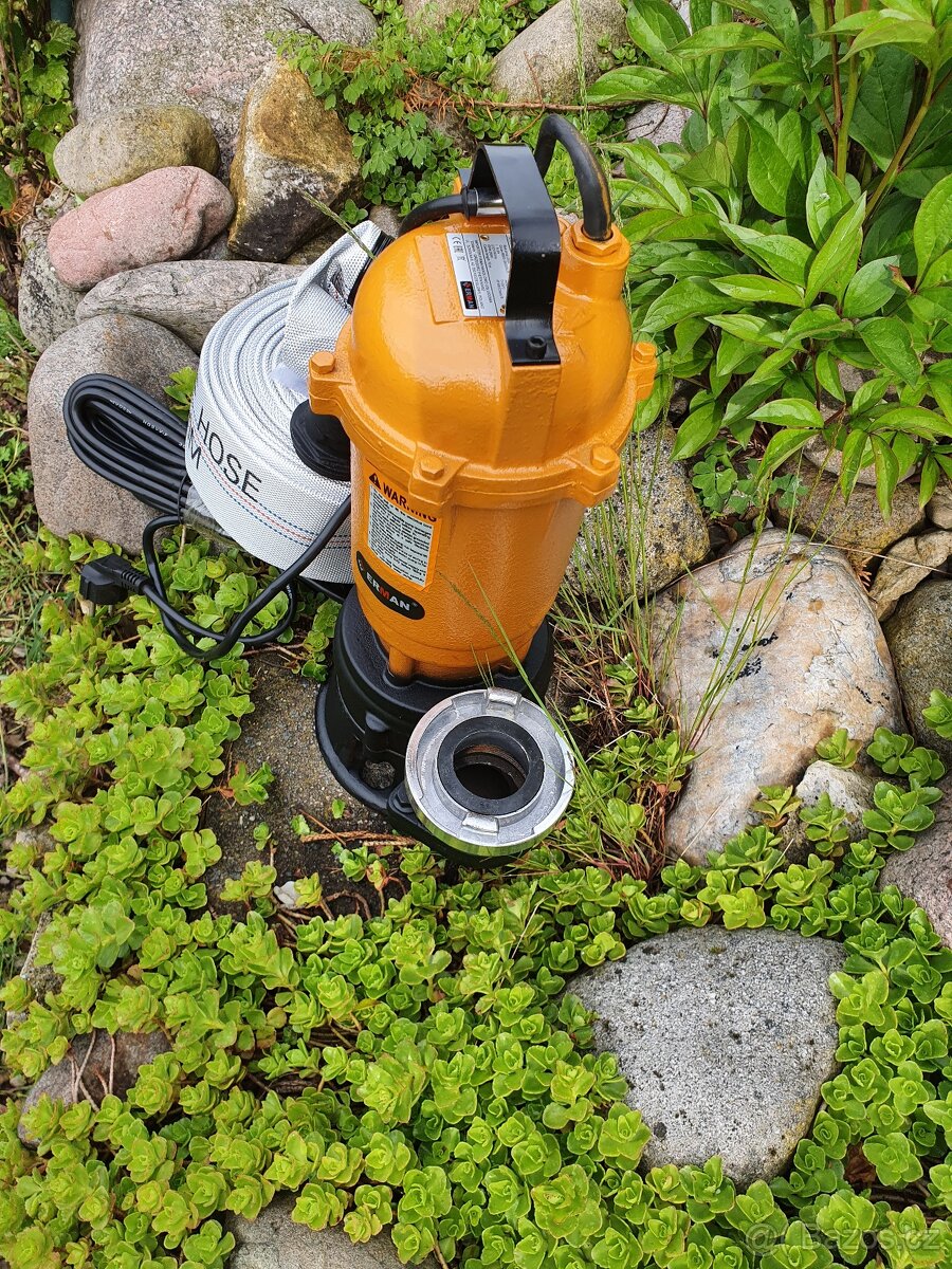 Kalové čerpadlo do studny a septiku 2000W + nože - 2