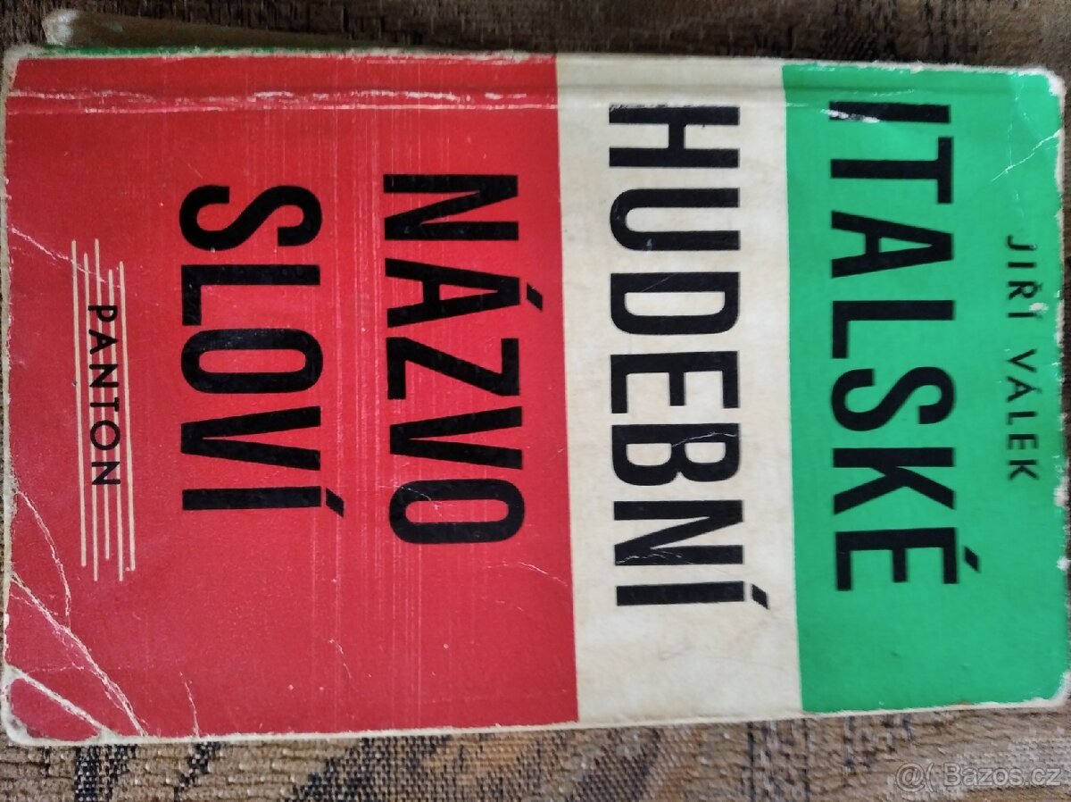 Italské hudební názvosloví; staré zpevniky - 2