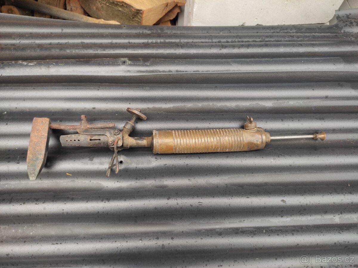 Retro staré letovací lampy Sweden Optimal a D.R.P - 2