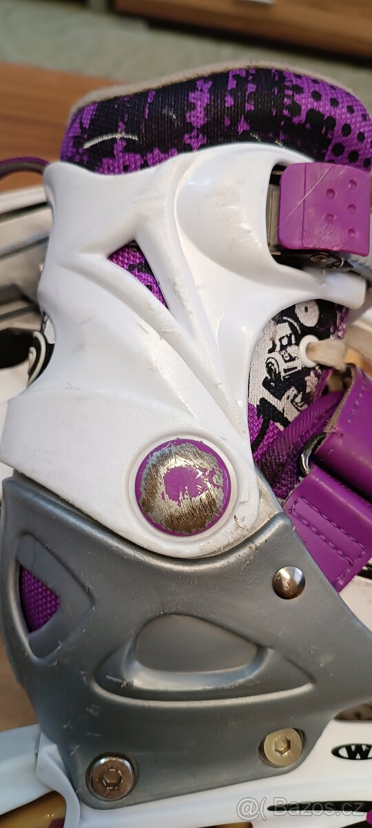 Rostoucí kolečkové/zimní brusle vel. 33 - 36 - 2