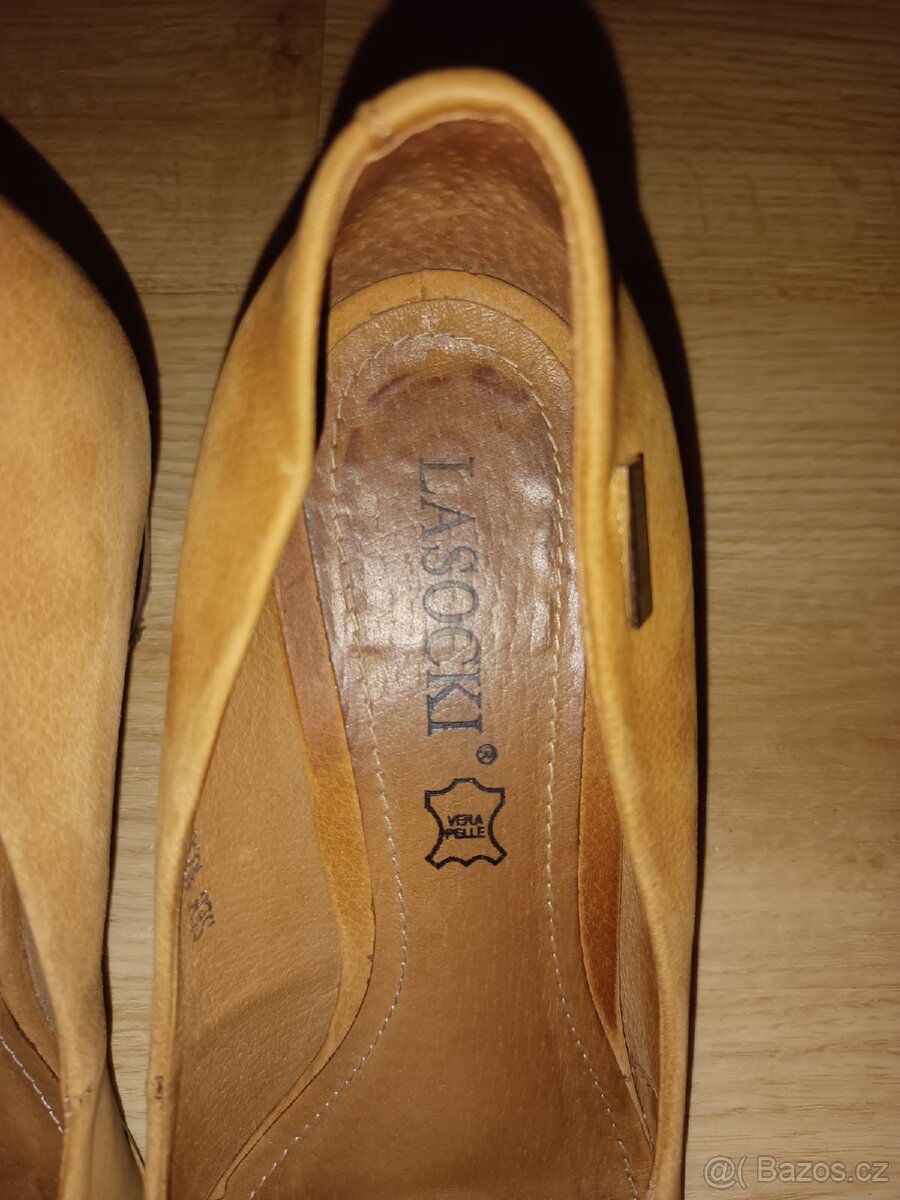 Damské kožené lodičky - 2