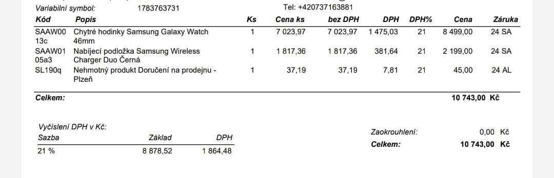 Chytré hodinky Samsung Galaxy Watch 46mm - 2