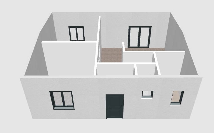 Modulovy dům 7,5x9,25x3.7 - 2