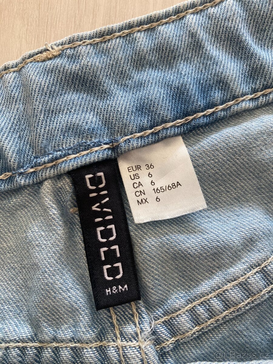 Riflová sukně H&M, vel. 36 - 2