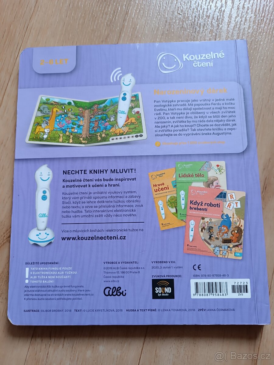 Zvířátka v zoo - Kouzelné čtení - 2
