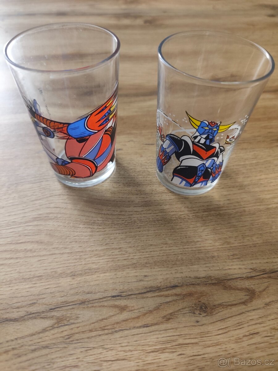 Sběratelské skleničky Goldorak 2x - 2
