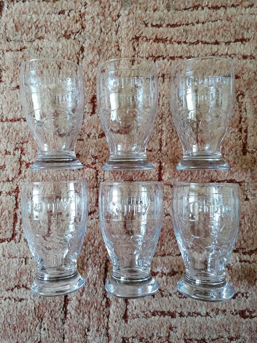 Nová sada originálních sklenic Cappy - 6 ks - 2