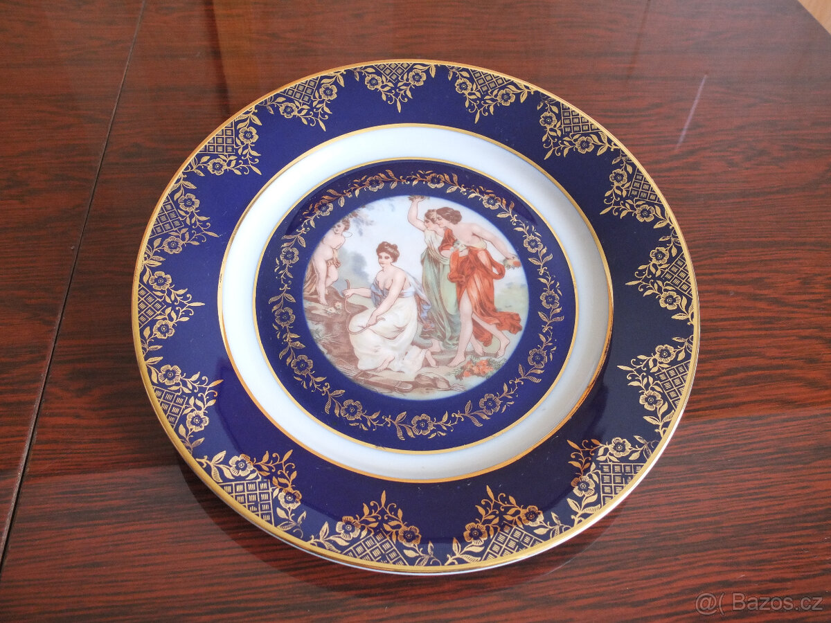 Porcelánová talíř Tři Grácie - 2