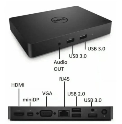 Dell K17A WD15 - USB-C dokovací stanice - 2