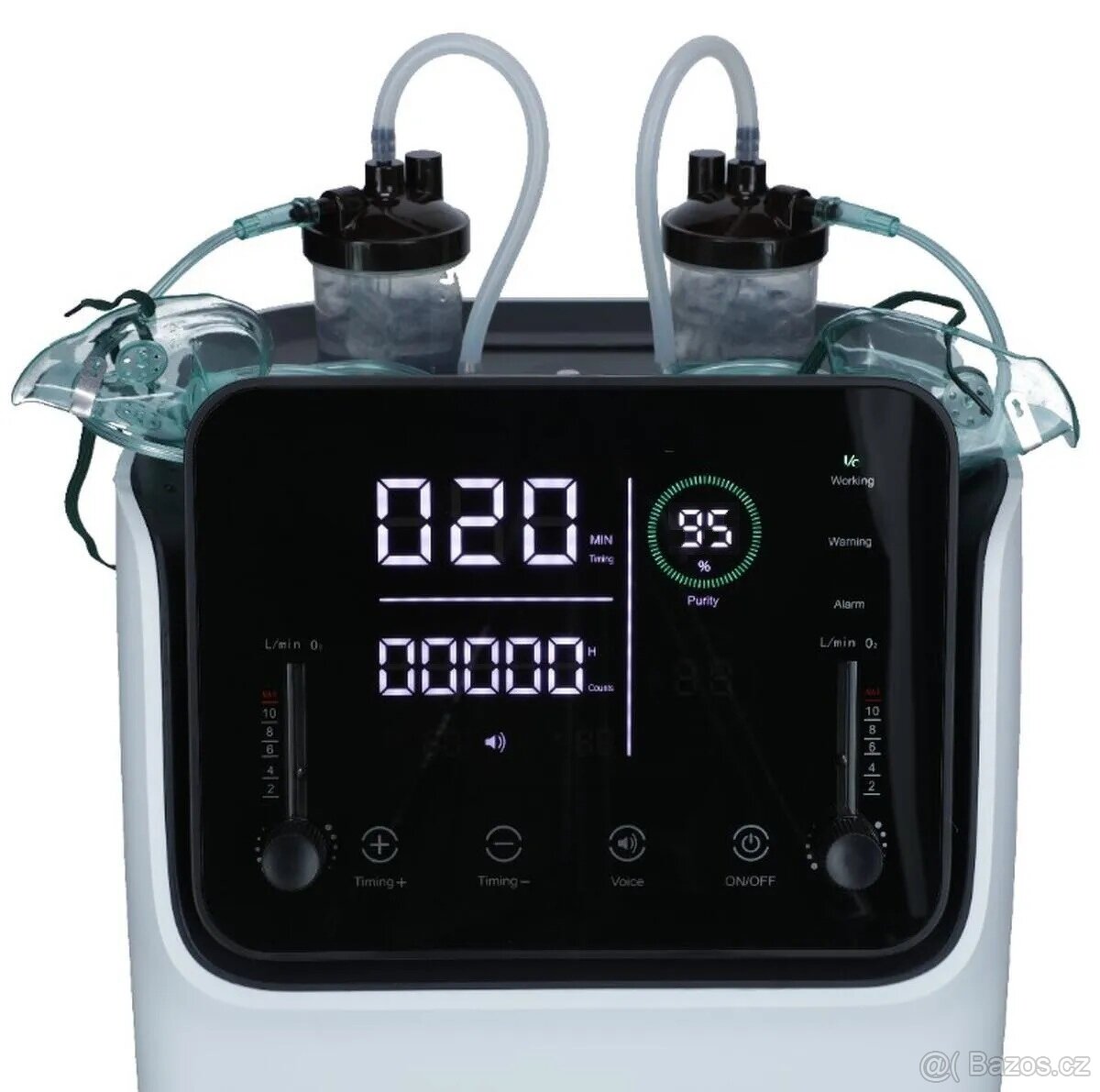 Profesionální oxygenerátor ZY-10FW dva výstupy pro 2 lidí - 2