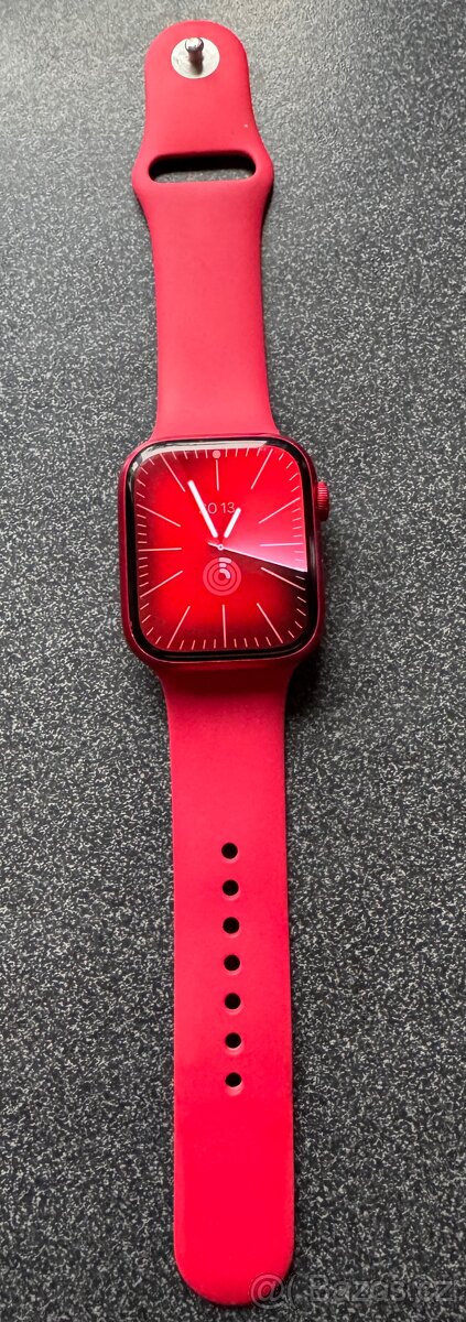 Prodám Apple Watch Series 8 – 45 mm, červené - 2