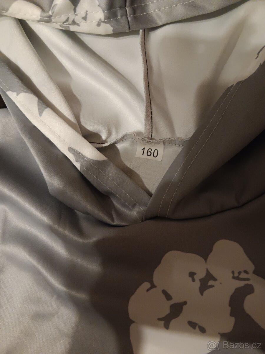 Mikina dívčí vel. 160 šedo/bílá - 2