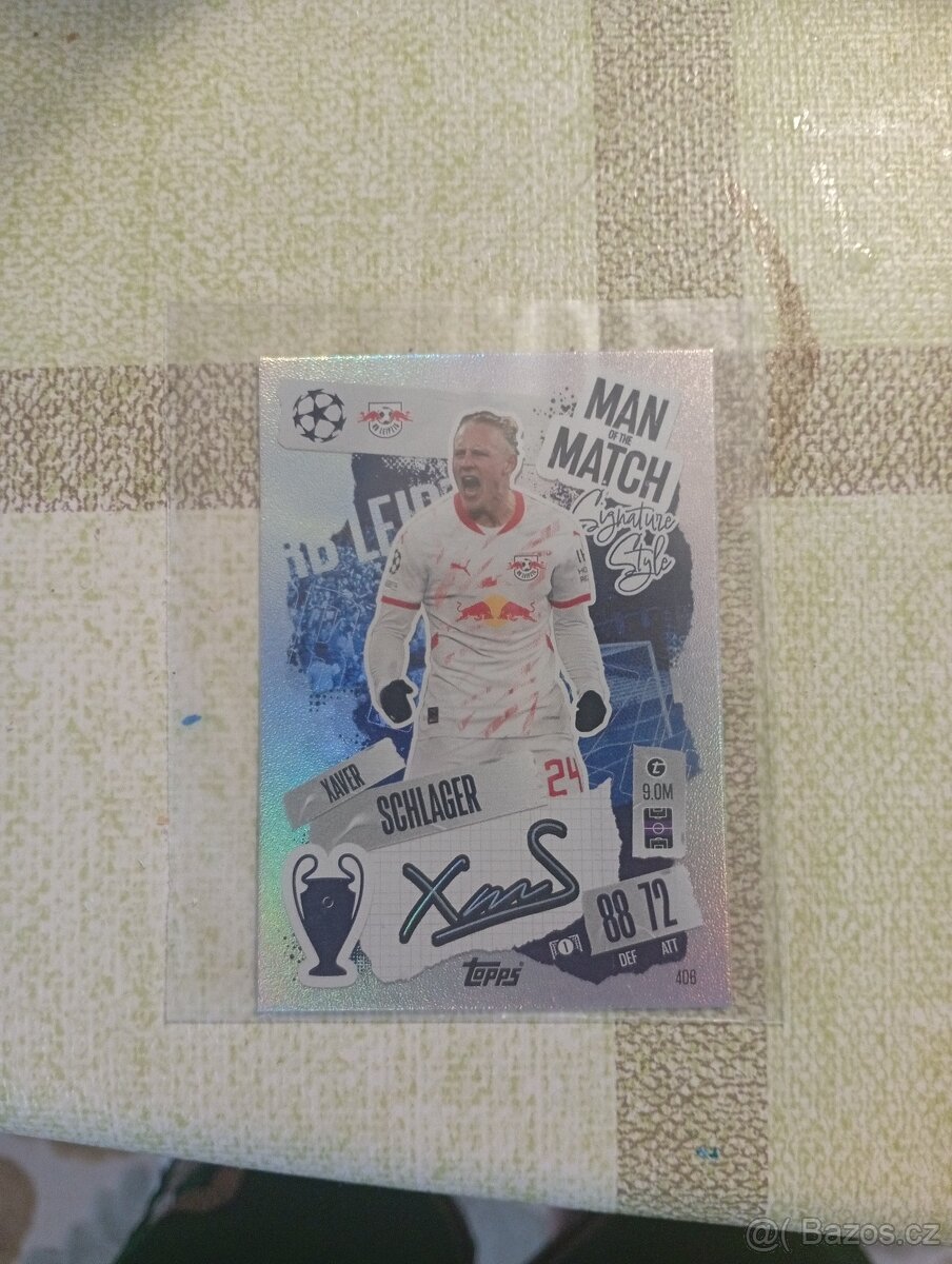 3 fotbalové kartičky - 2