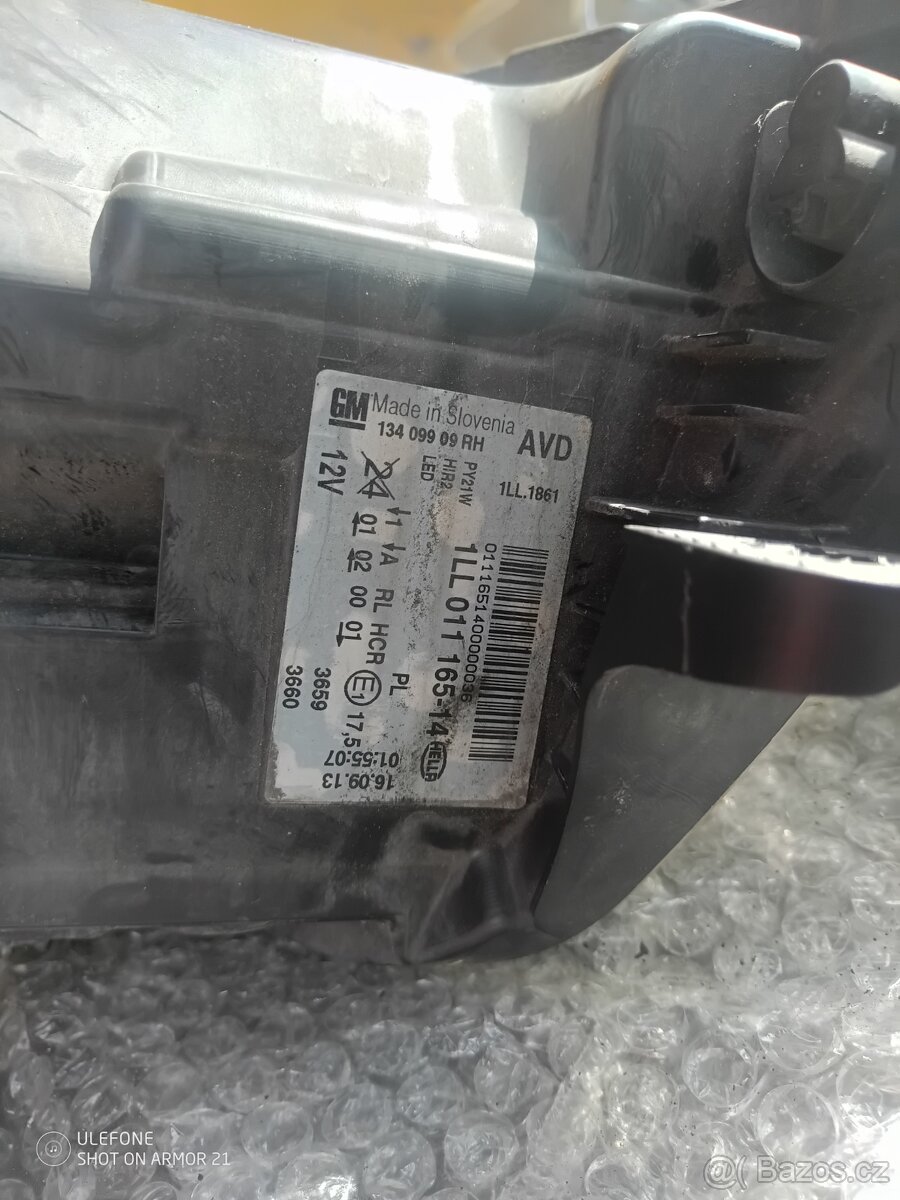 Přední světla insignie a fl 13409908 - 2