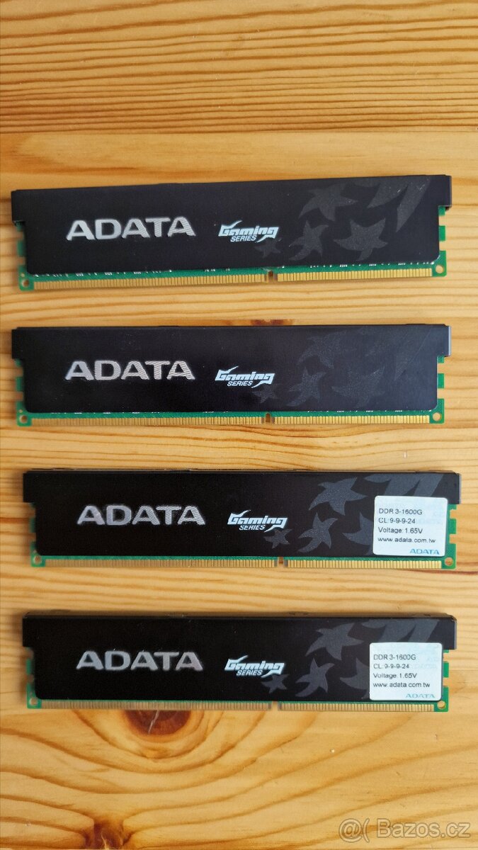 Paměť RAM A-DATA DDR3 16 GB (4x4) 1600 MHz - 2