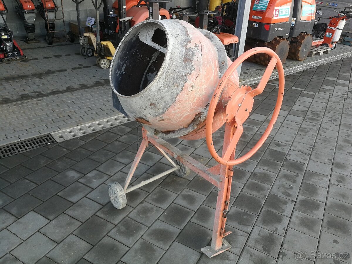 stavební míchačka Lescha, objem 140 L - 2
