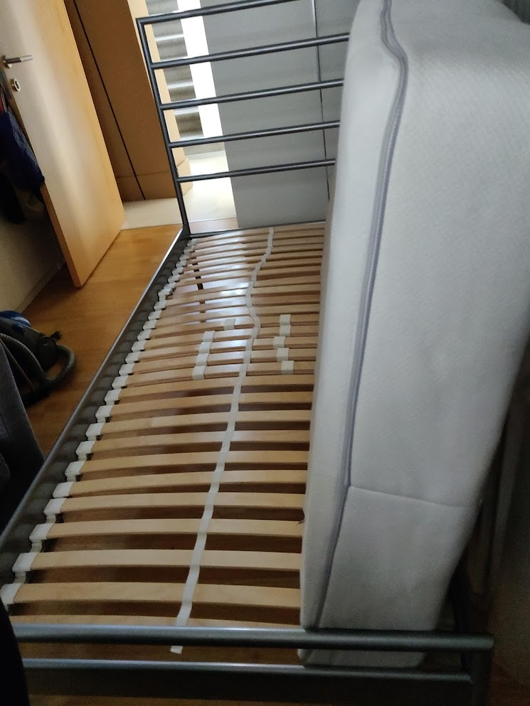 IKEA matrac 90X200 s lamelovým roštem - 2