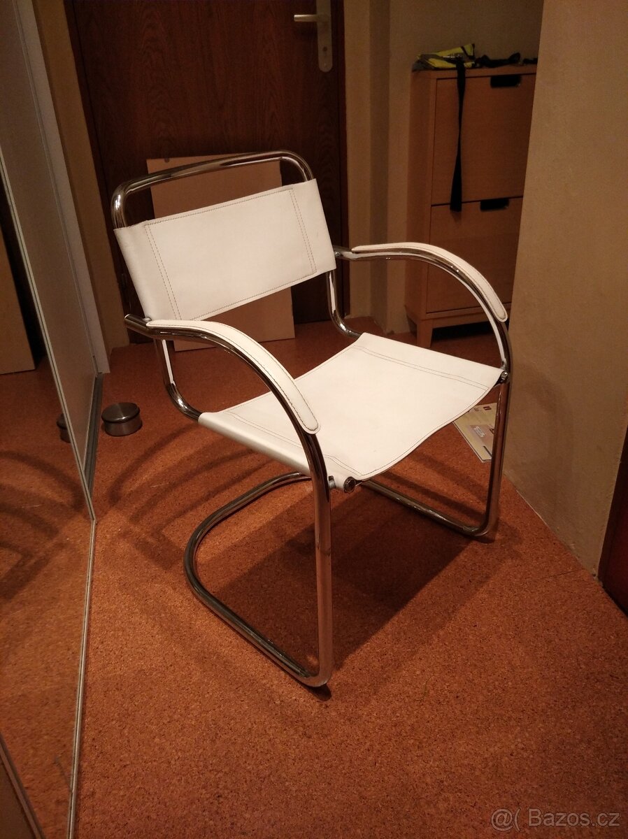 Chromované trubkové křeslo - 2