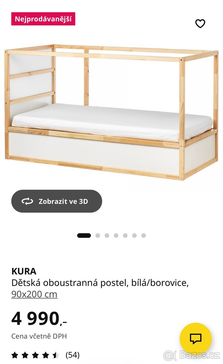 Ikea KURA + příslušenství - 2
