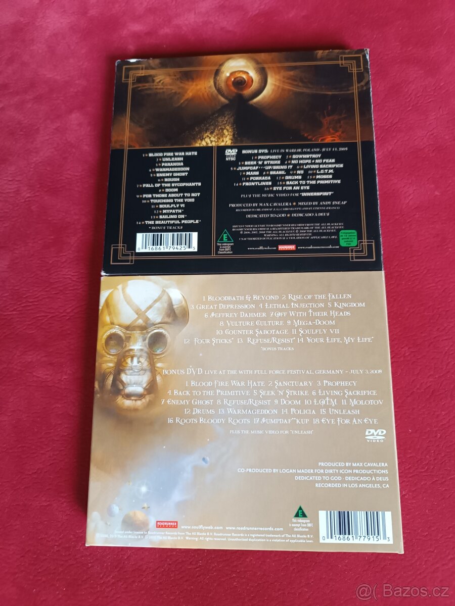 Prodám cd/dvd Soulfly - 2