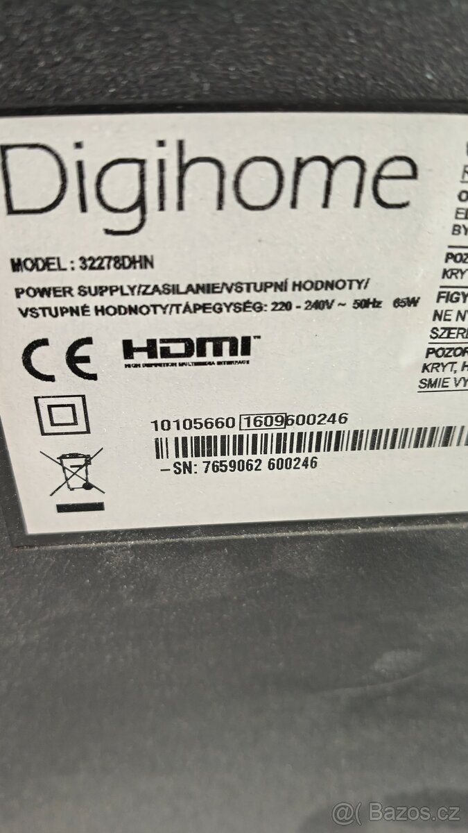 Tv Digihome 32278DHN. - 2