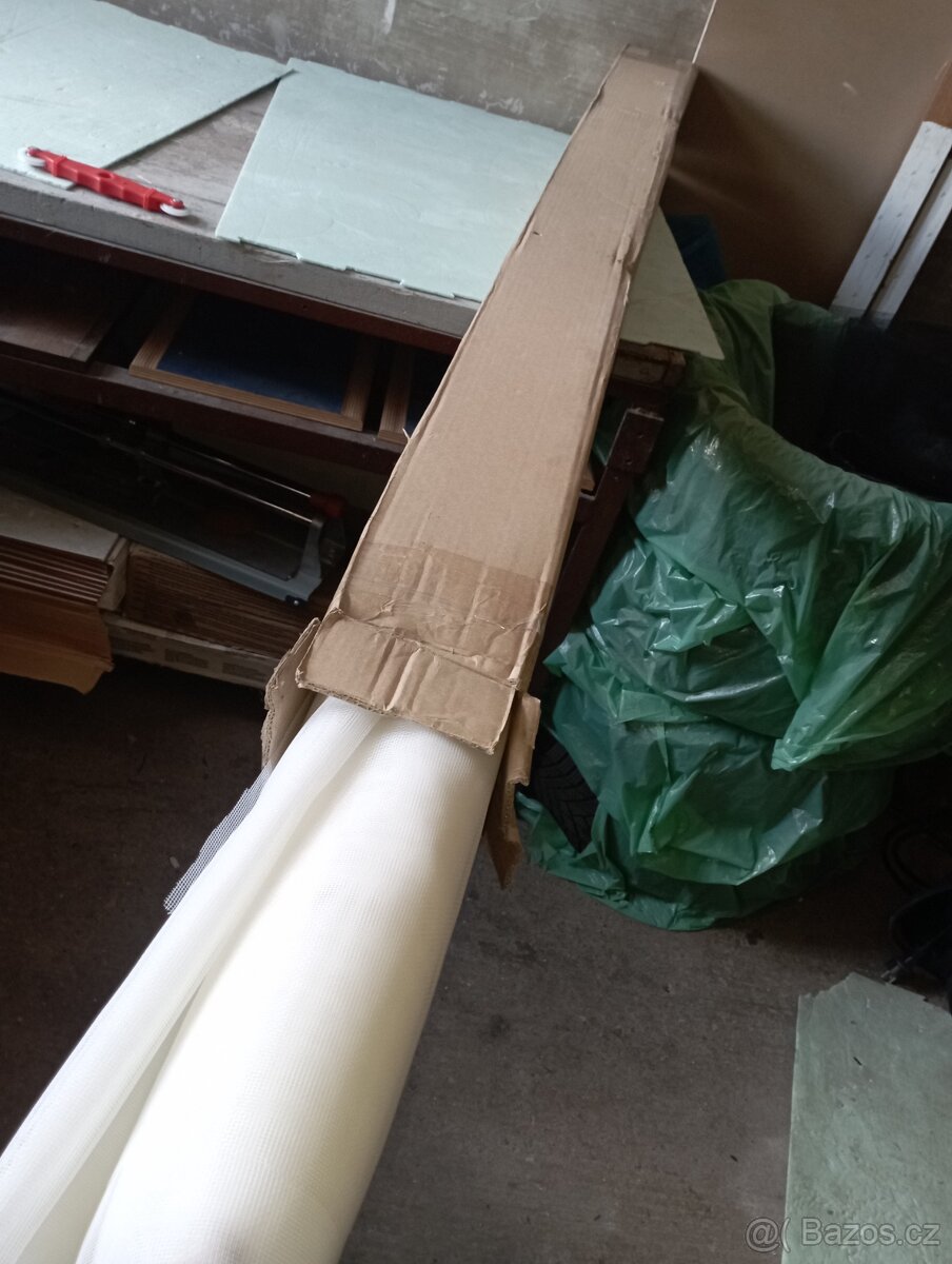 Bílá síť proti hmyzu 1,5 x 5,5 m - 2