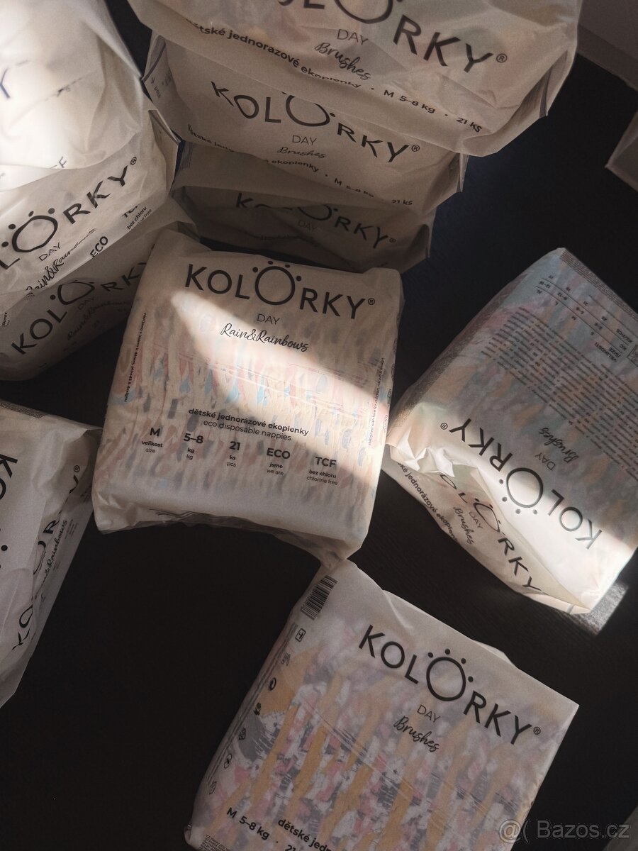 Ekologické plenky KOLORKY velikost M - 2