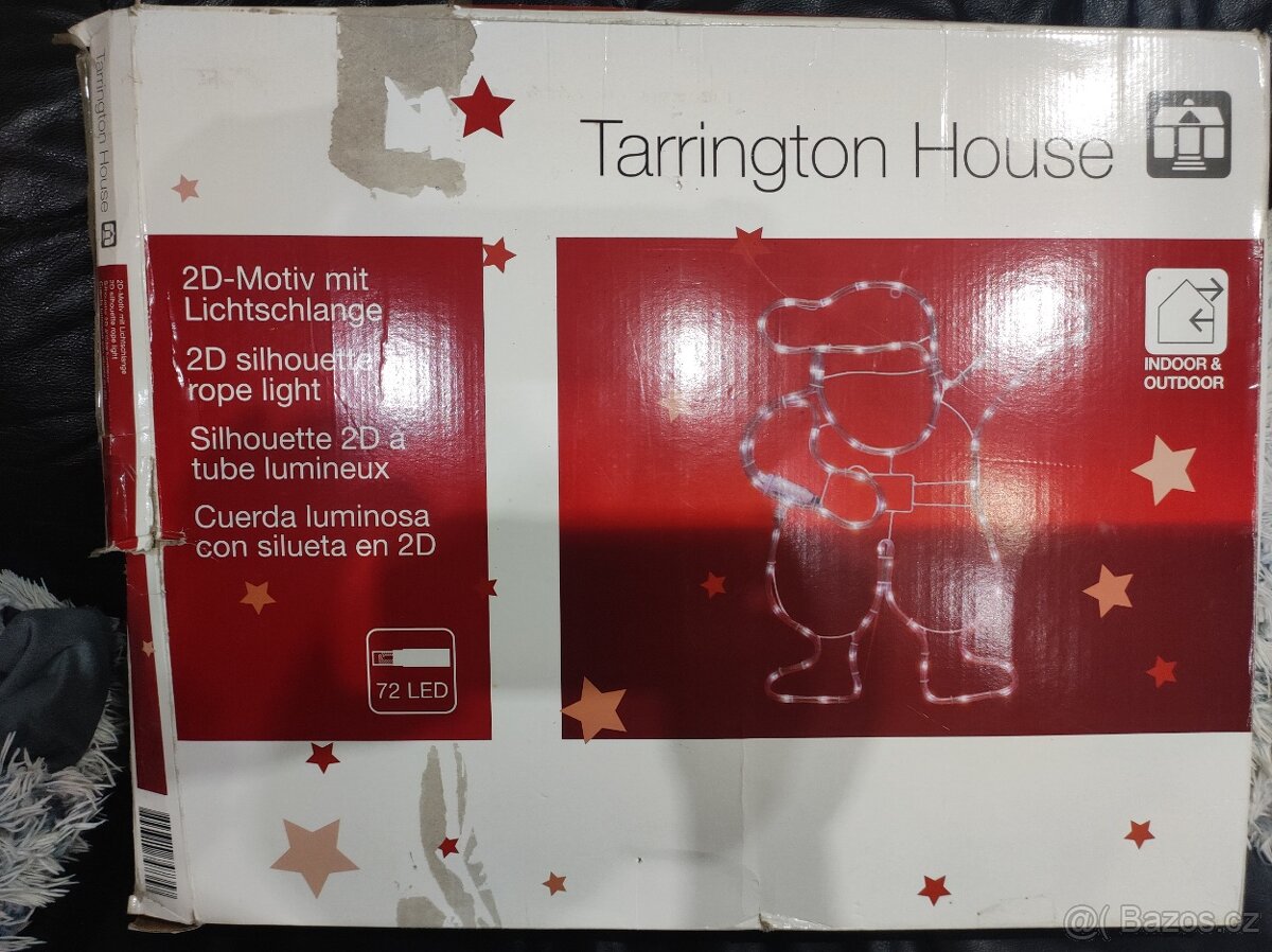 Vánoční dekorace blikající Santa - 2