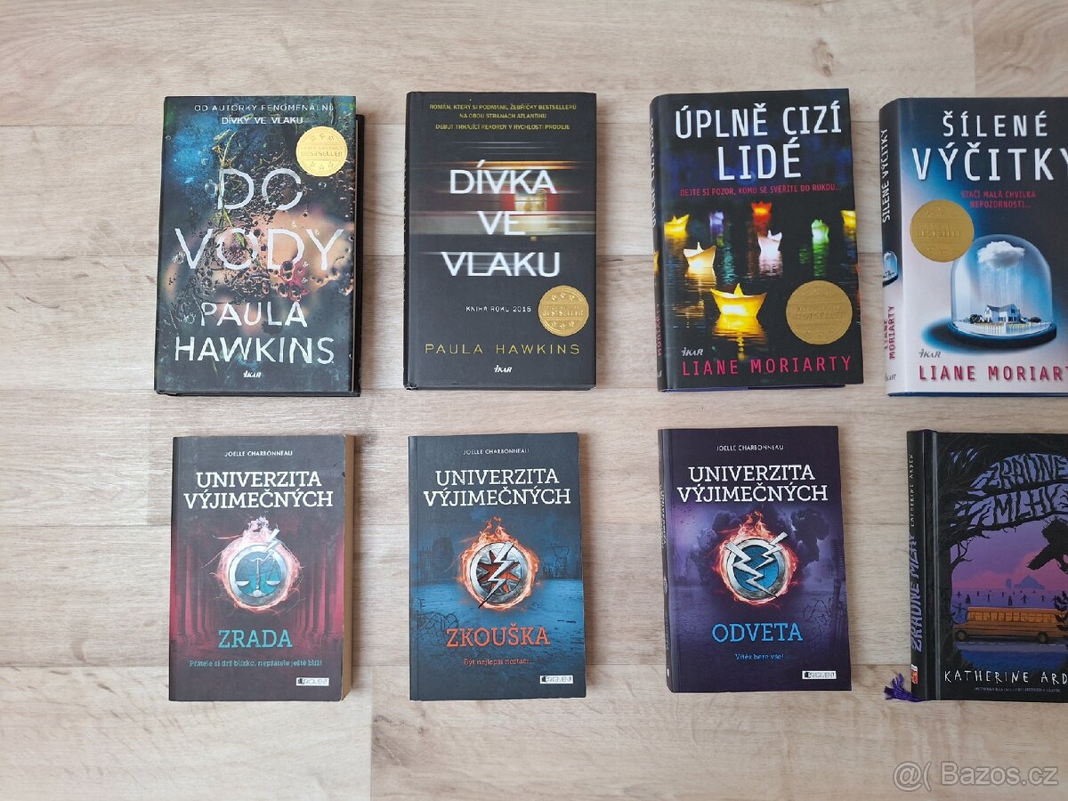 Knihy jako Dívka ve vlaku, Do vody, atd. - 2