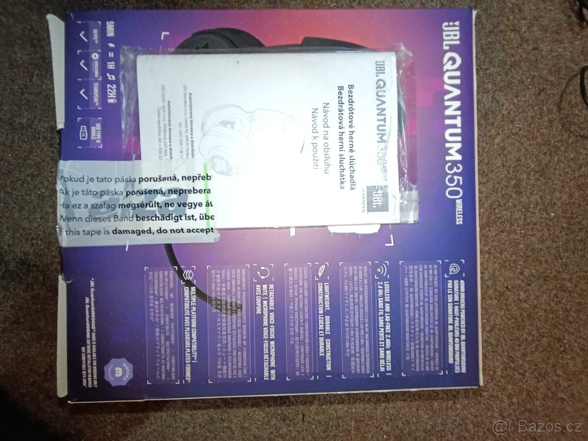 Herni sluchatka JBL quantum 350 - 2