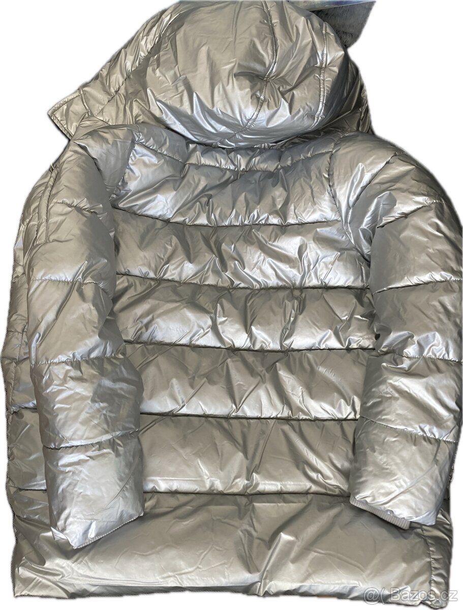 Dívčí zimní bunda dlouhá - Marks & Spencer vel. 158 - 2