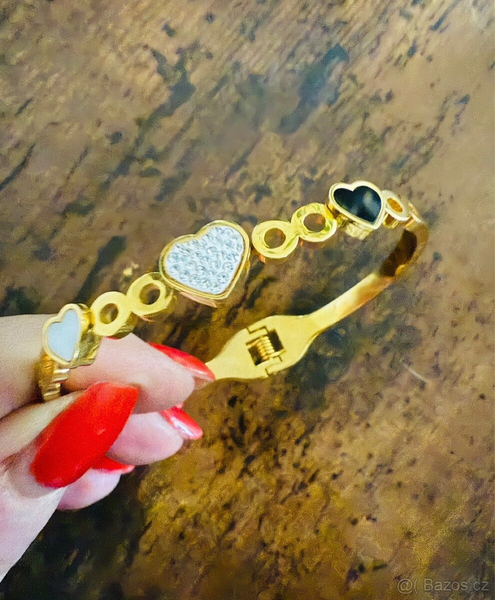 Romantický náramek z chirurgické oceli. ( Infinity Love) - 2