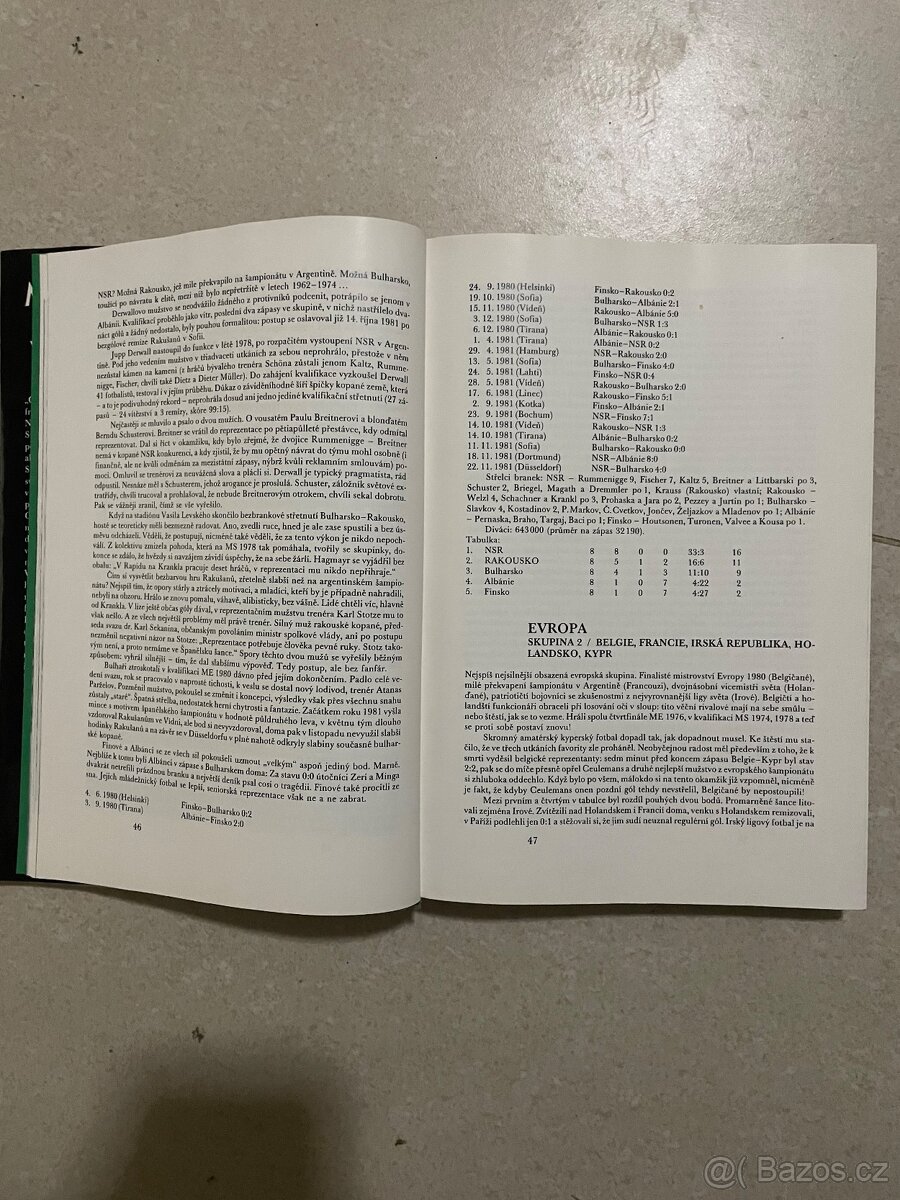 Knížka o kopané 1982 - 2