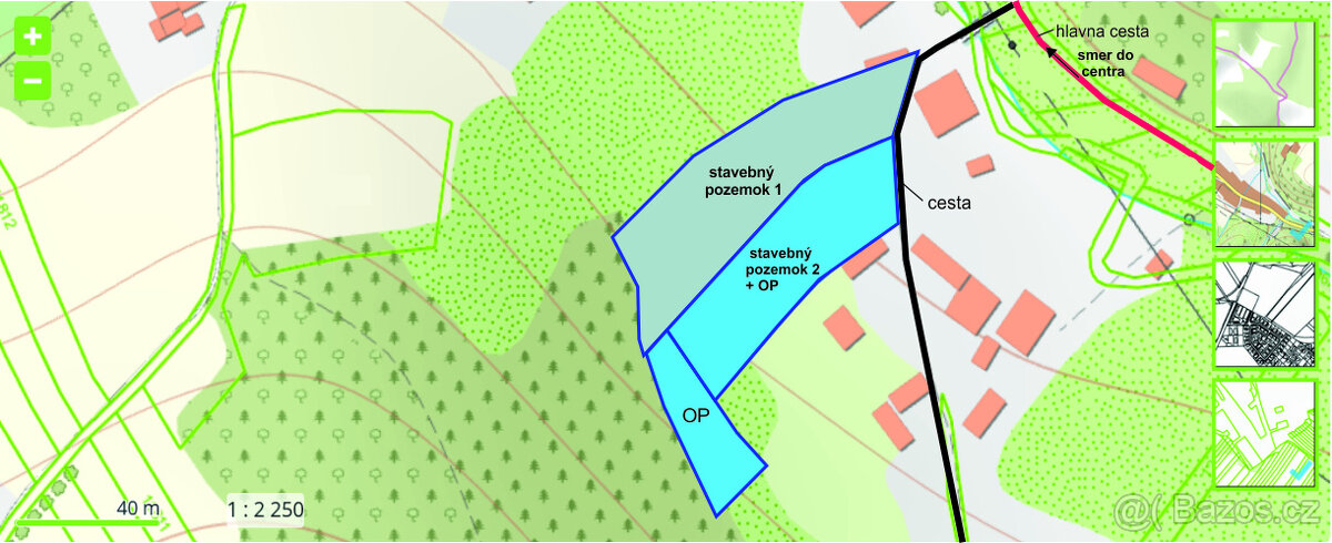 Predám stavebné pozemky v Hriňovej - 2